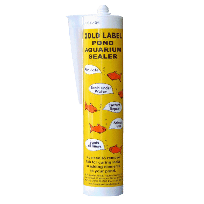 Gold Label Aquarium & Pond Sealer / Bonder White 290ml