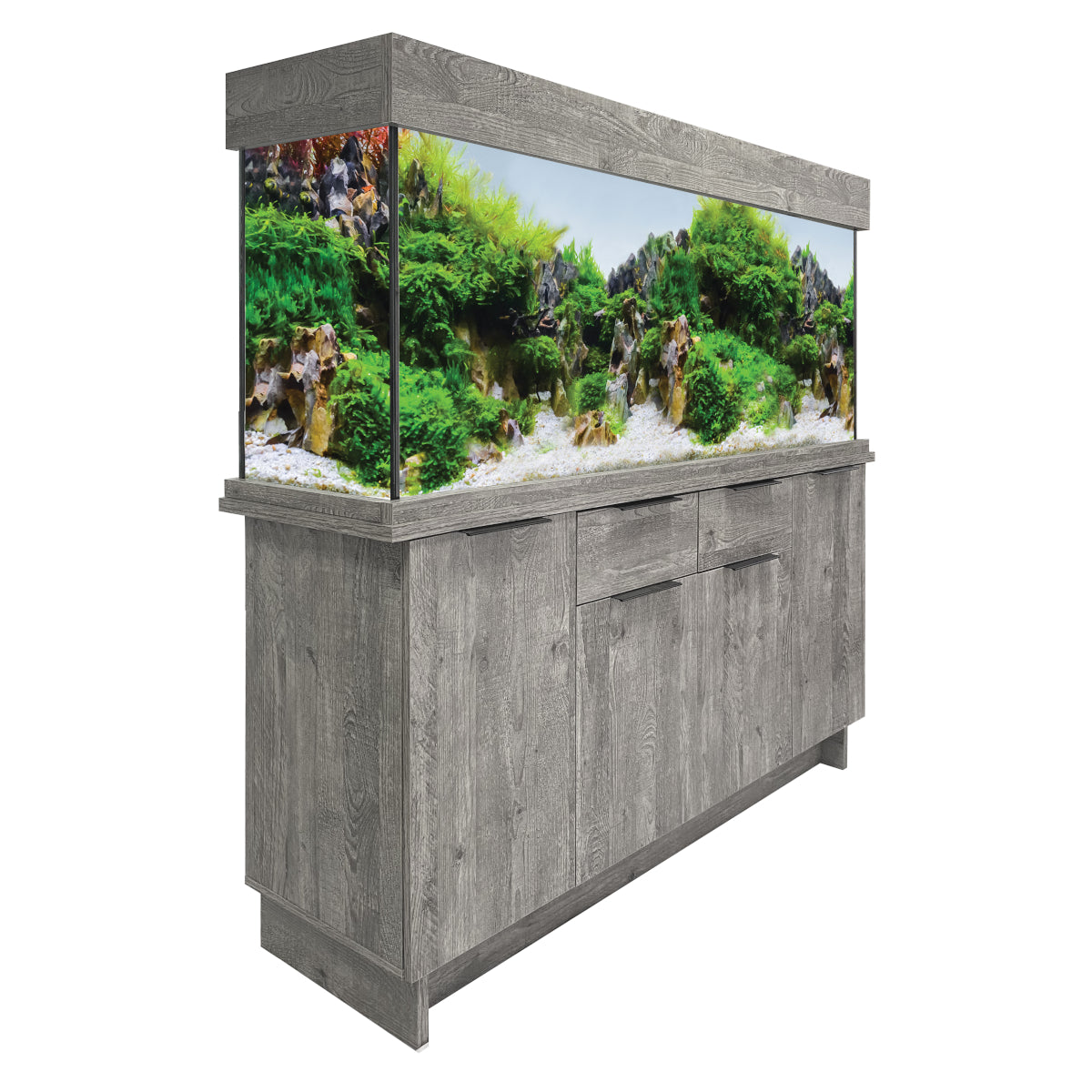 Aqua One Urban Oak Style Aquarium Fish Tank with Cabinet 150cm 300L