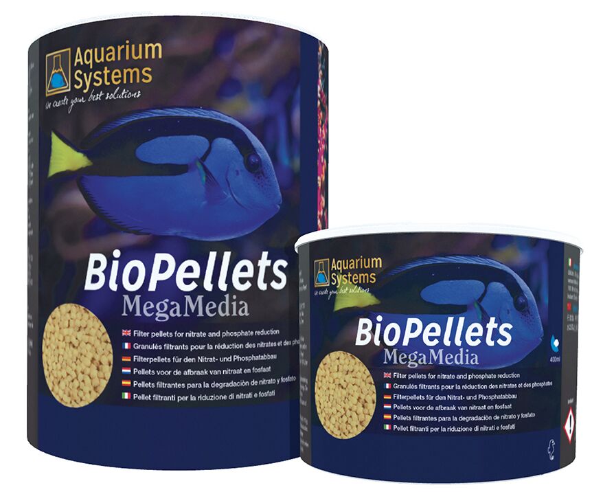 Aquarium Systems Mega Media Marine Bio Pellets 400 / 1000ml