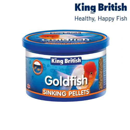 King British Goldfish Fish Food Sinking Pellets 140g