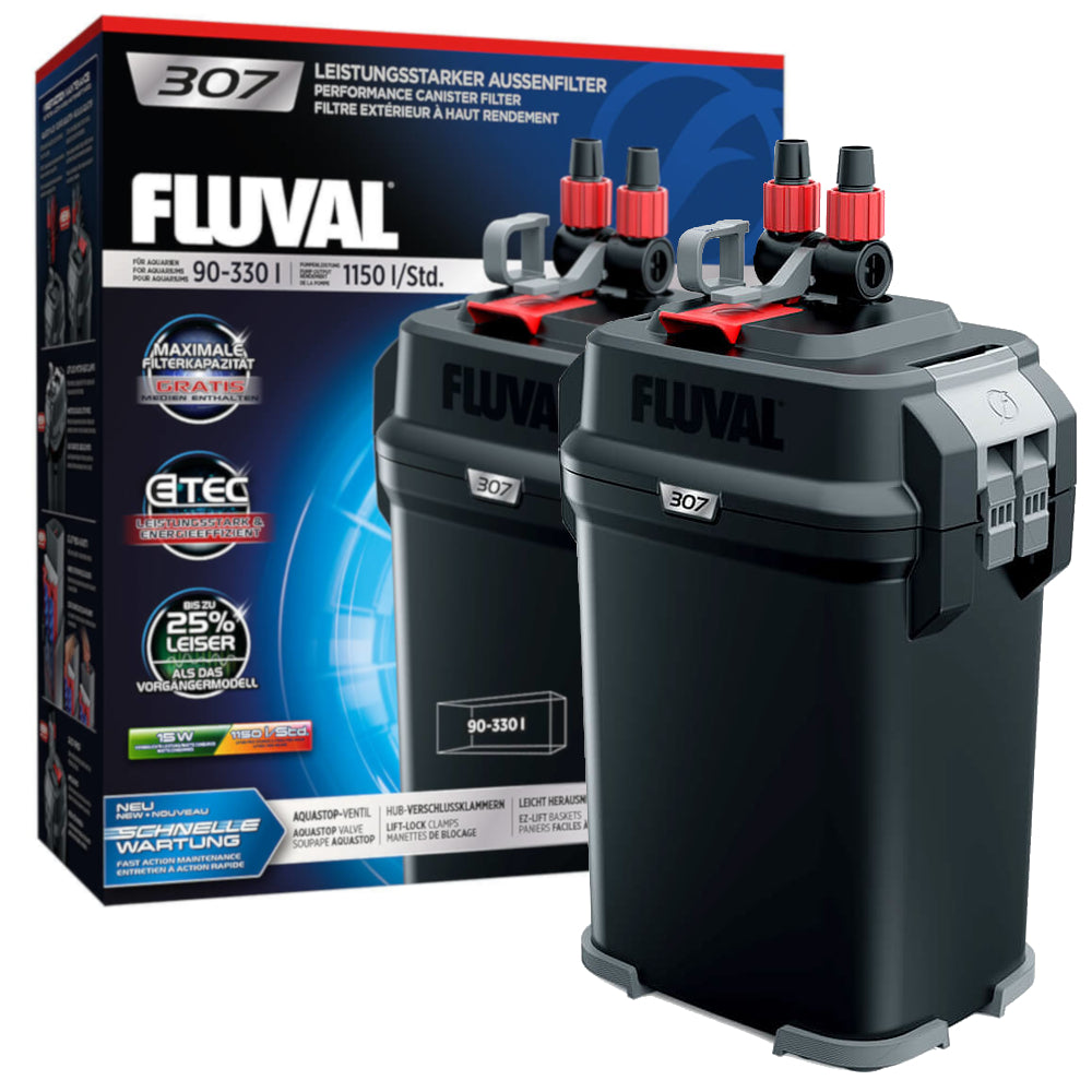 Fluval 307 Aquarium External Filter 1150L/h for Tanks up to 330L