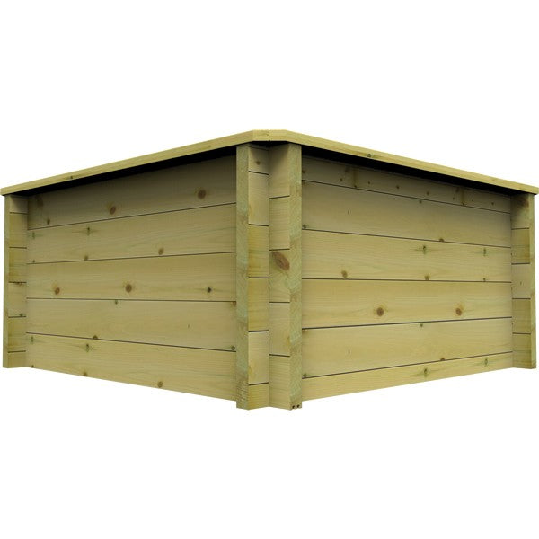 The Garden Timber Company Wooden Fish Ponds 1.5x1.5m 697mm Height 1035L