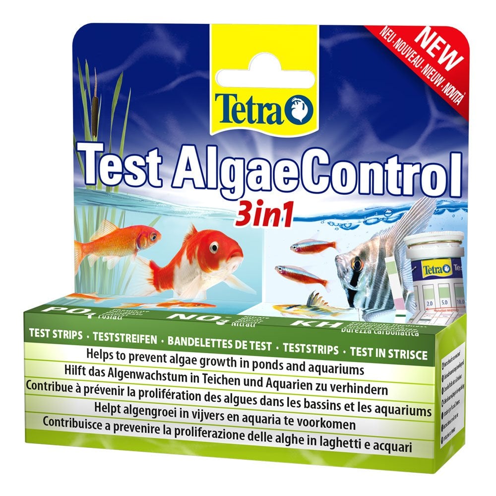 Tetra Algae Control 3in1 Pond & Aquarium Water Test Kit (25pk)