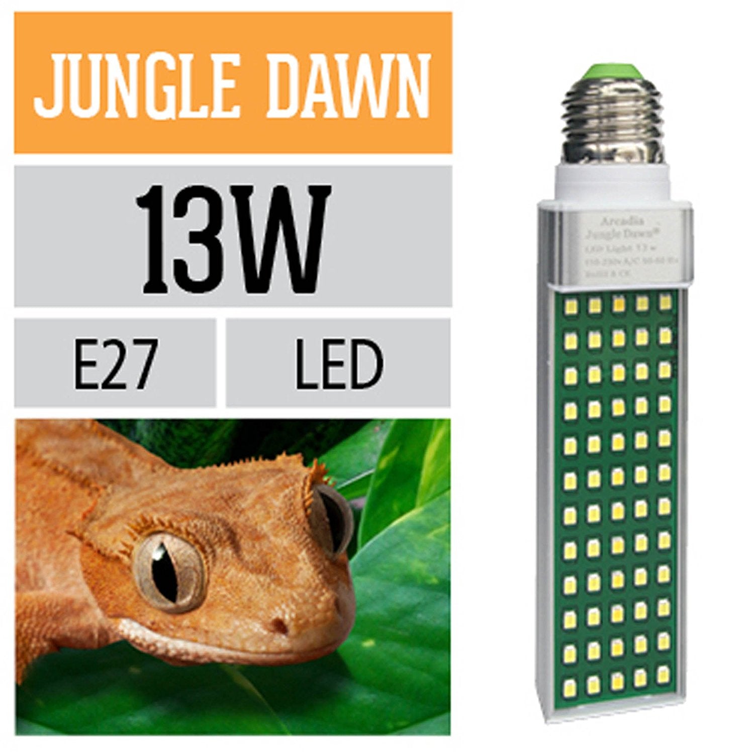 Arcadia Reptile Jungle Dawn Plant Growth LED Lighting E27 13w