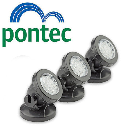 Pontec Pondostar LED Set of 3 Pond Lights