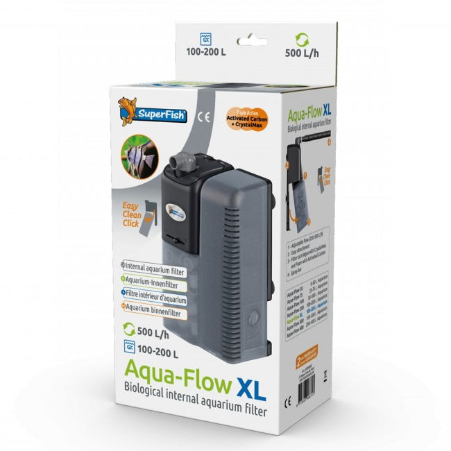 SuperFish Aqua-Flow XL Aquarium Internal Filter 500L/h