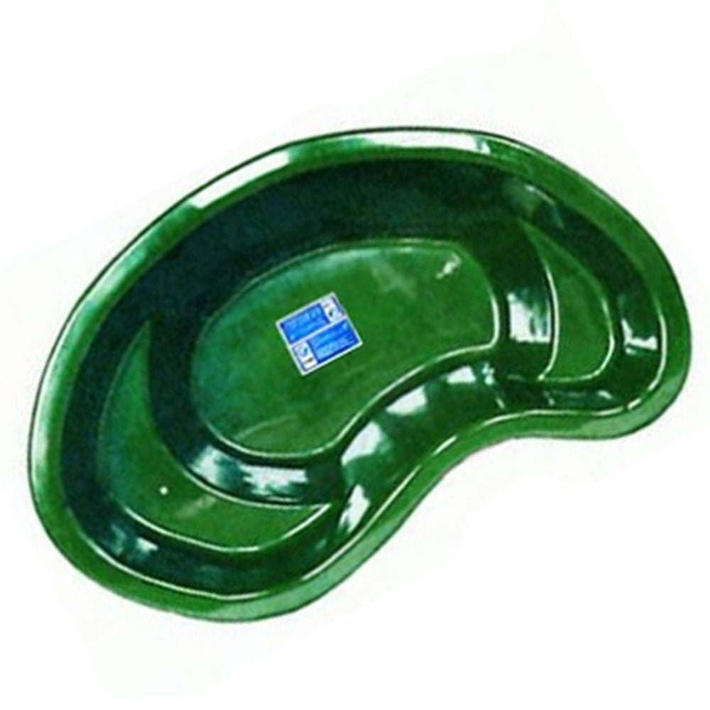 Fibreglass Lagoon pond by Pond Products UK, 721L capacity, outdoor pond with smooth blue surface and rounded edges.