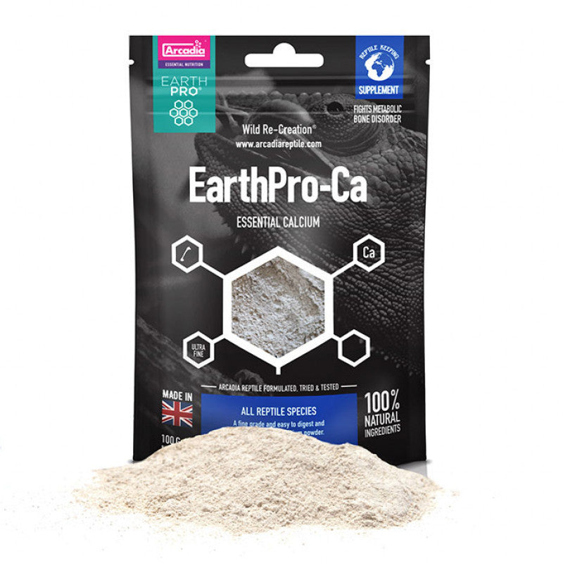 Arcadia Earth Pro Ca Reptile Calcium Powder 100g