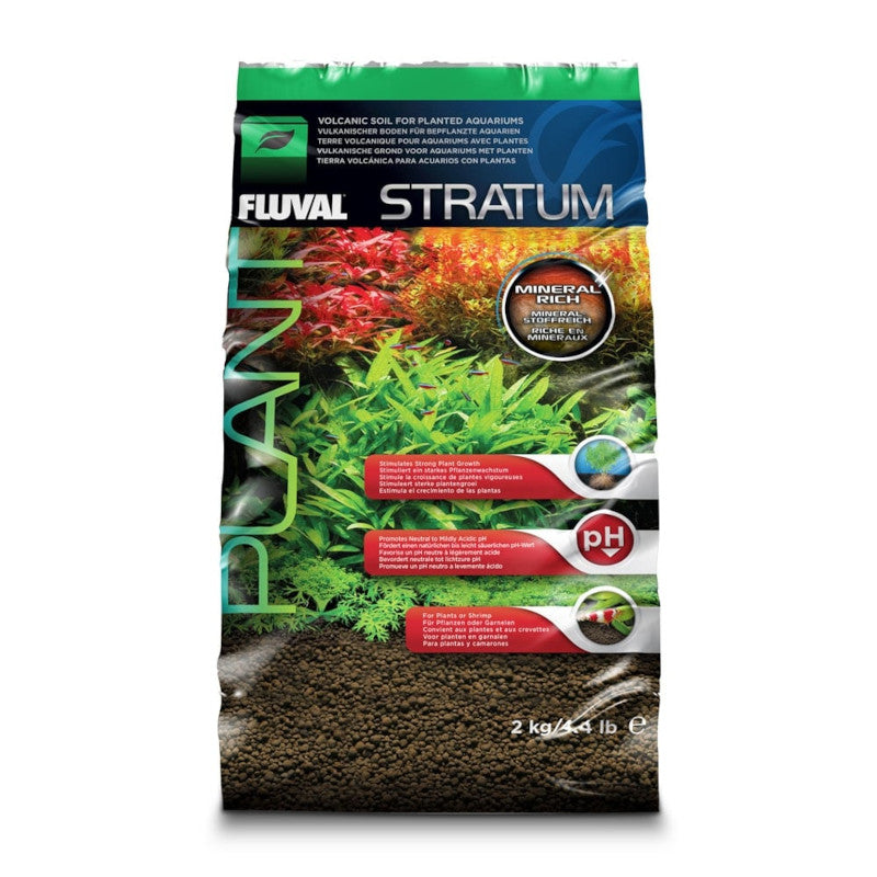 Fluval Stratum Planting Substrate for Aquariums 3 Sizes