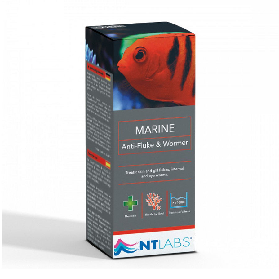 NT Labs Anti-Fluke & Wormer Aquarium Fish Tank Marine Treatment 20ml