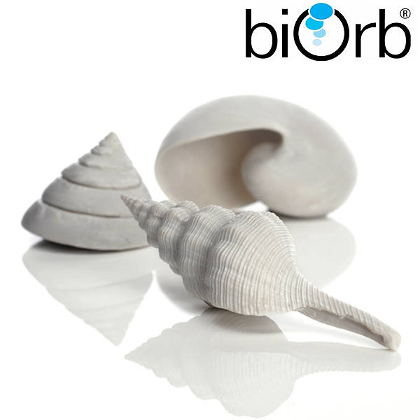 BiOrb Sea Shells White Set of 3 46133