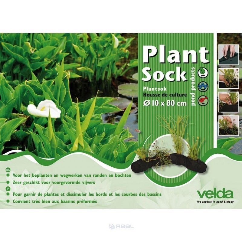 Velda Plant Sock 10 x 80cm Pond Plants Planting strong mesh garden ponds flowers