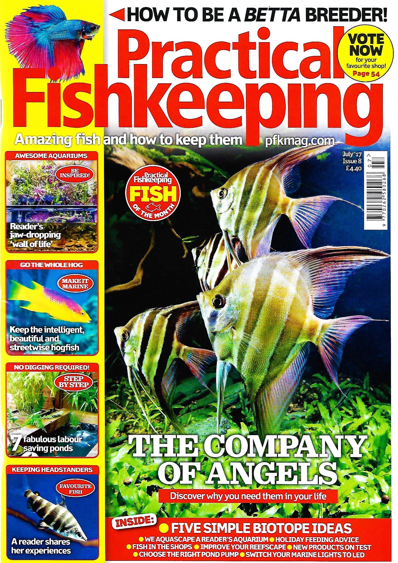 Practical Fishkeeping Magazine July 2017 Issue 8