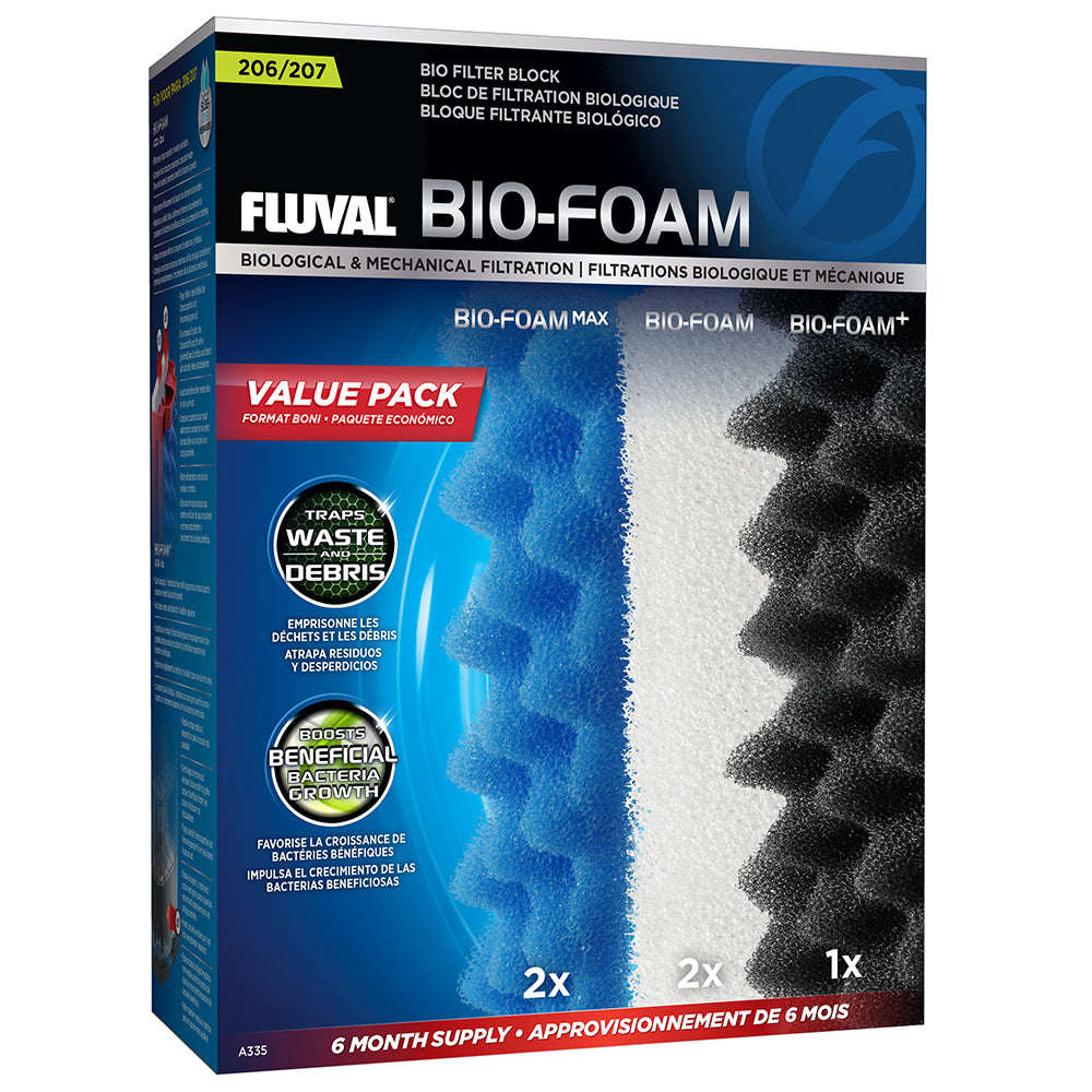 Fluval 207 Bio-Foam Value Pack