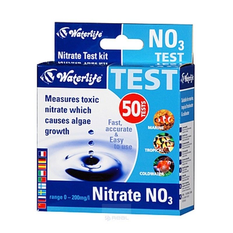 Waterlife Nitrate Test Kit Algae Growth Testing N03 50 tests
