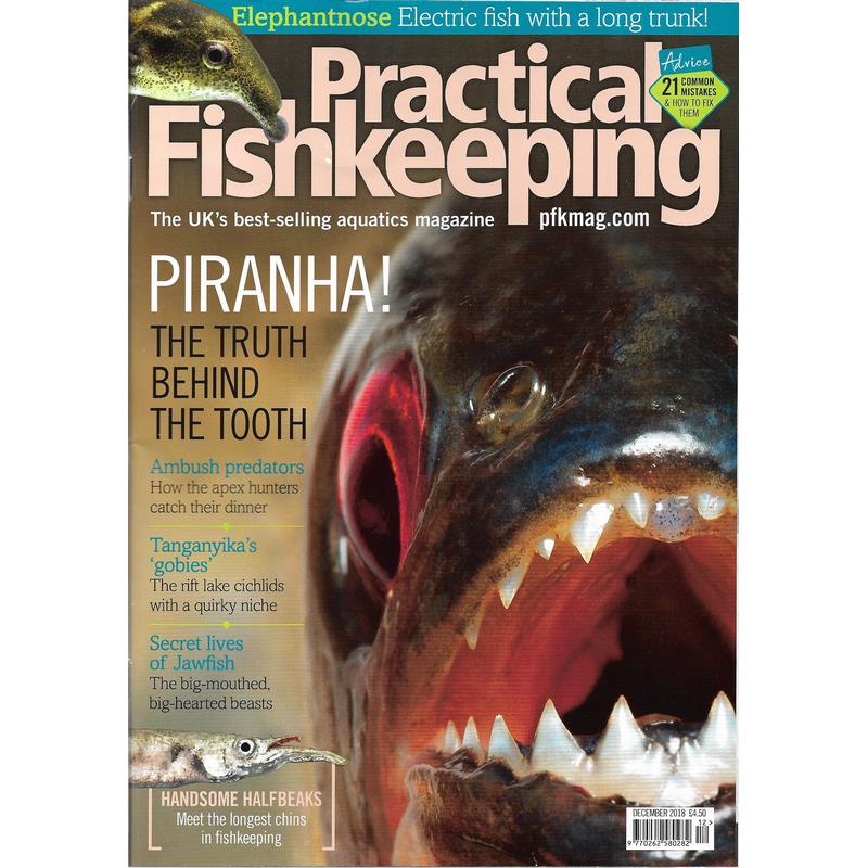 Practical Fishkeeping Magazine December 2018 Issue 12 PFK Mag