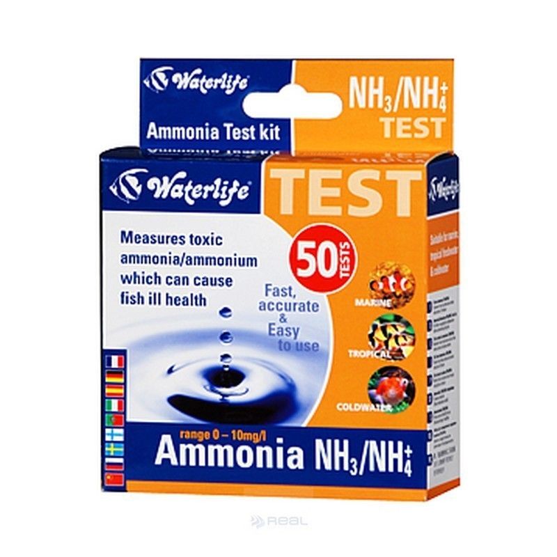 Waterlife Ammonia Test Kit Ammonium Testing NH3 NH+4 50 tests