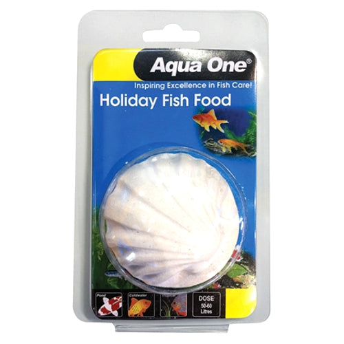 Aqua One Holiday Block Fish Food Feeder 10-14 days