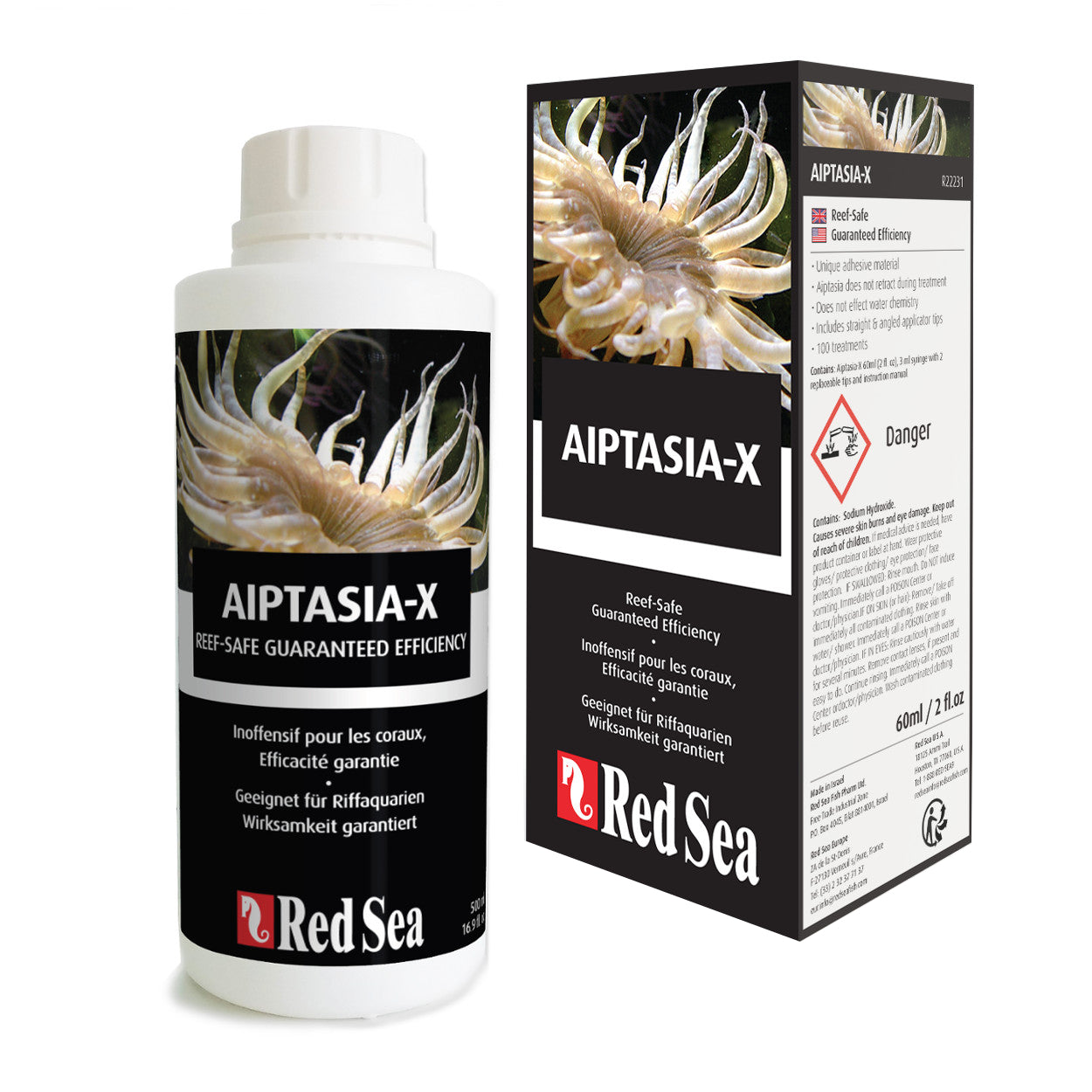 Red Sea Aiptasia-X Coral Reef Safe Elimination of Aiptasia 60ml