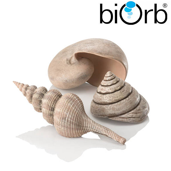 BiOrb Sea Shells Natural Set of 3 48355