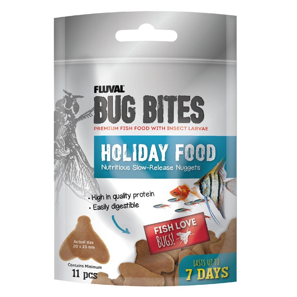 Fluval Bug Bites Holiday/Weekend Feeder 20g (7 days)