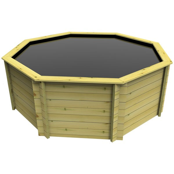 The Garden Timber Company Wooden Fish Ponds 10ft Octagonal 1099mm Height 6722L